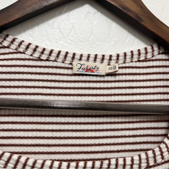 Faherty Legend Rib Square Neckline Top - Picture 4 of 7